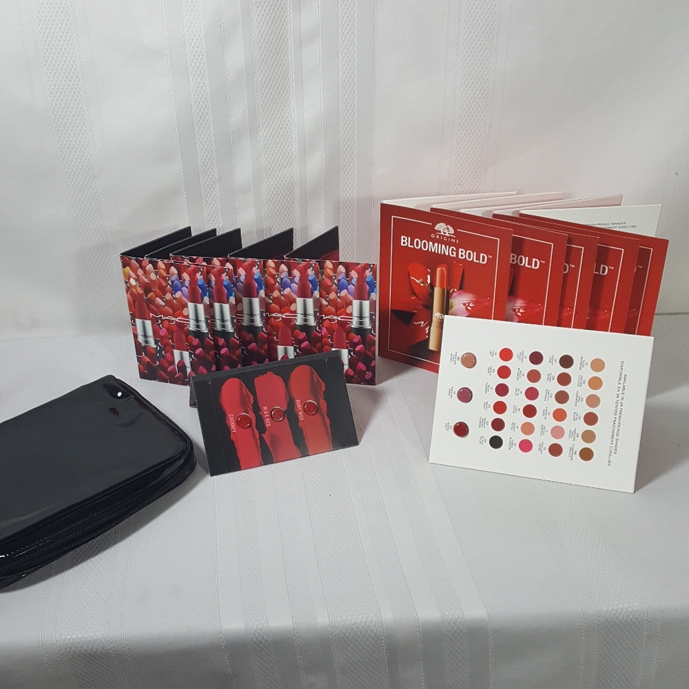 MAC & Origins lipstick samples